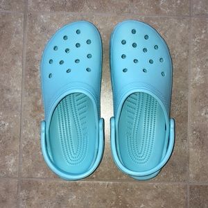 ice blue crocs